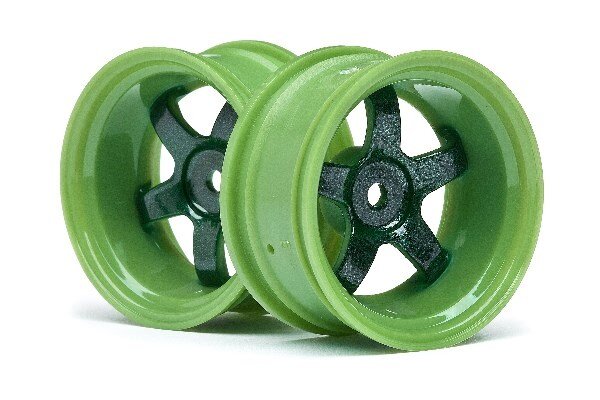 HPI HP111100 Work Meister S1 Wheel Green (9Mm Offset/2Pcs)