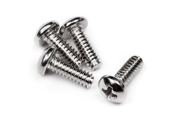 HPI HP111336 Button Head Screw 4-40X8Mm (4Pcs)