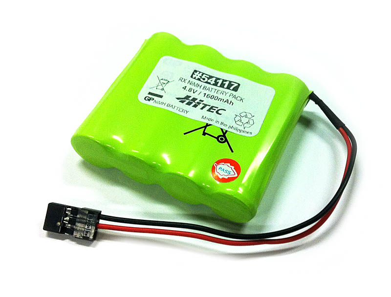 Hitec Mottagarbatteri 4.8V 1600mAh