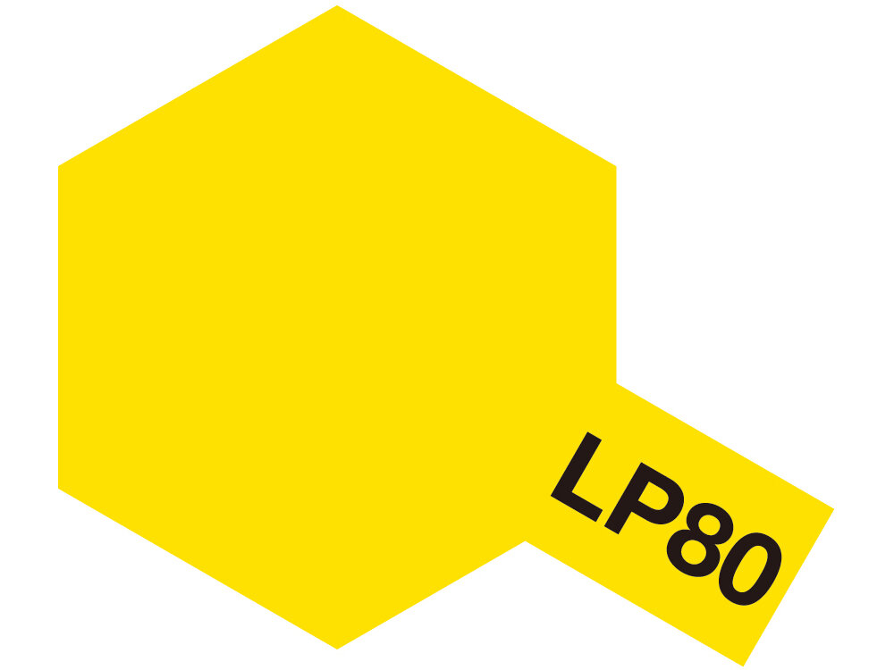 TAMIYA 82180 Lacquer Paint LP-80 Flat Yellow