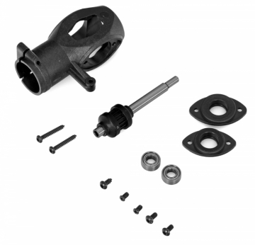 Tail Case Assembly with gears for Belt version X3
