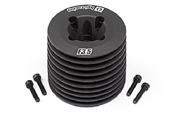 HPI HP111609 Aluminum Heatsink Head (Black/F3.5 V2)