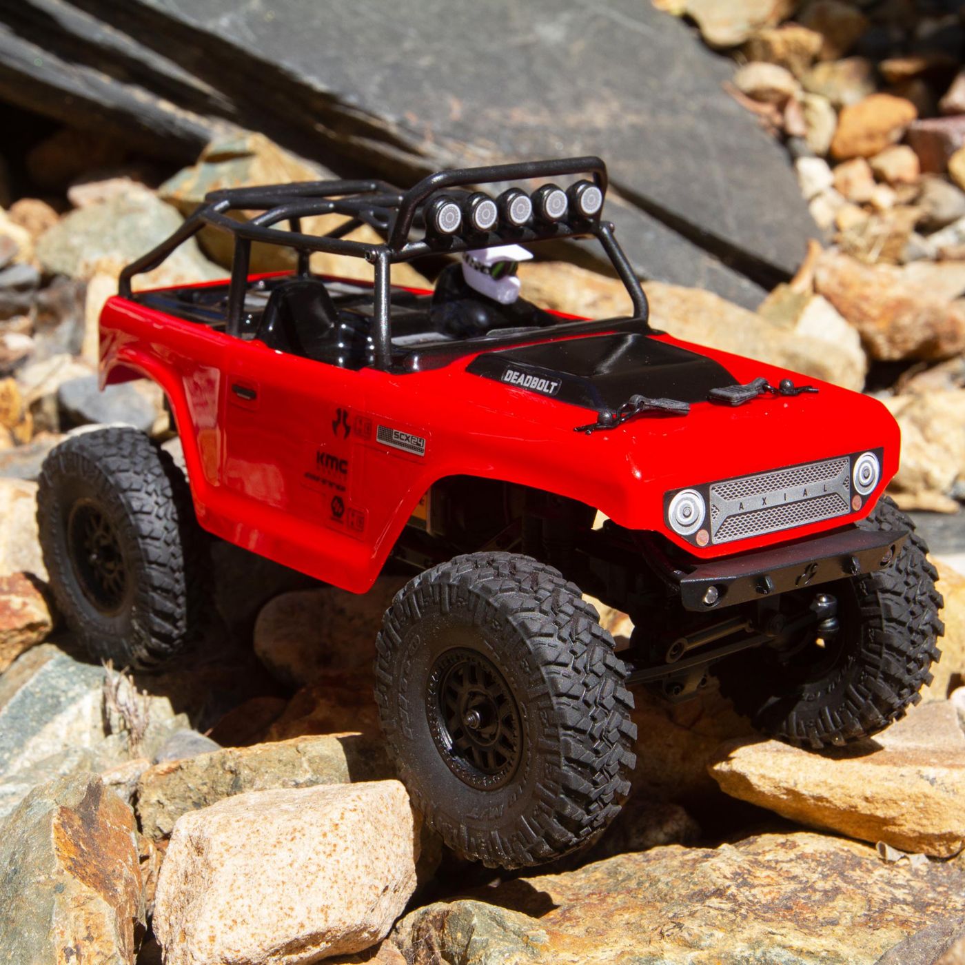 Axial 1/24 SCX24 Deadbolt 4WD Rock Crawler Brushed RTR Red - 5