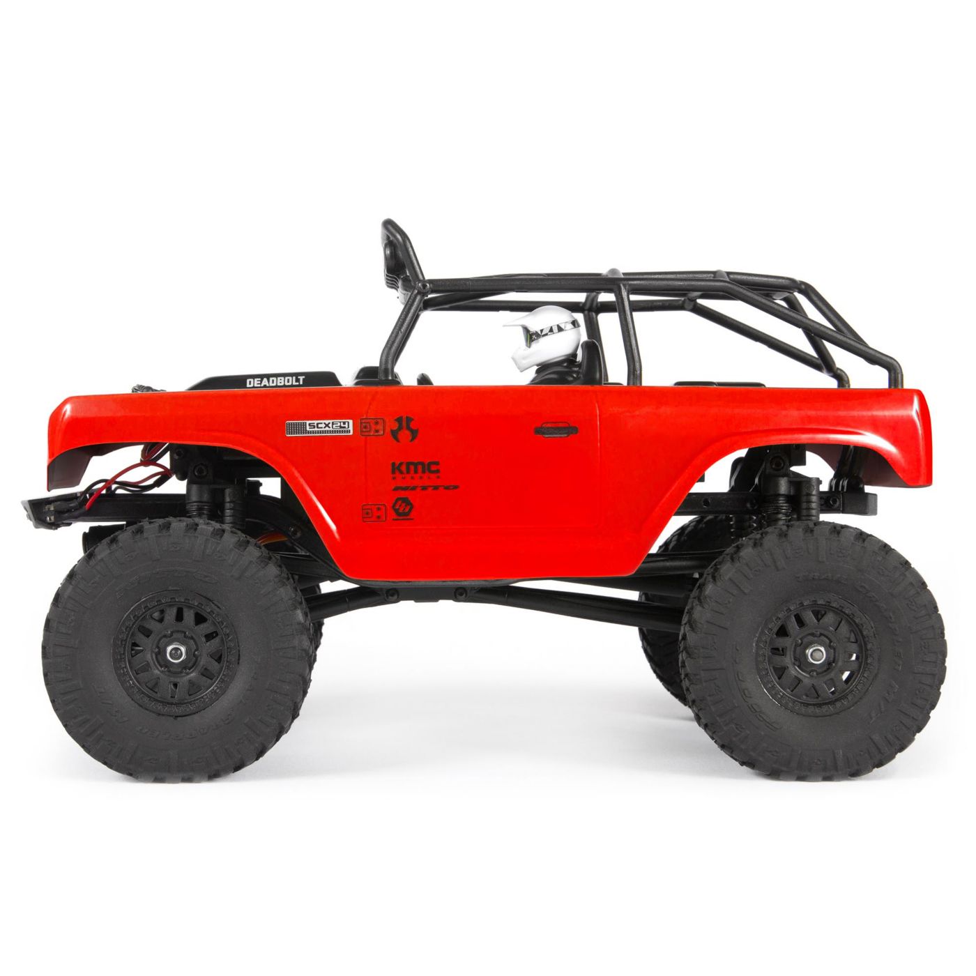 Axial 1/24 SCX24 Deadbolt 4WD Rock Crawler Brushed RTR Red - 2