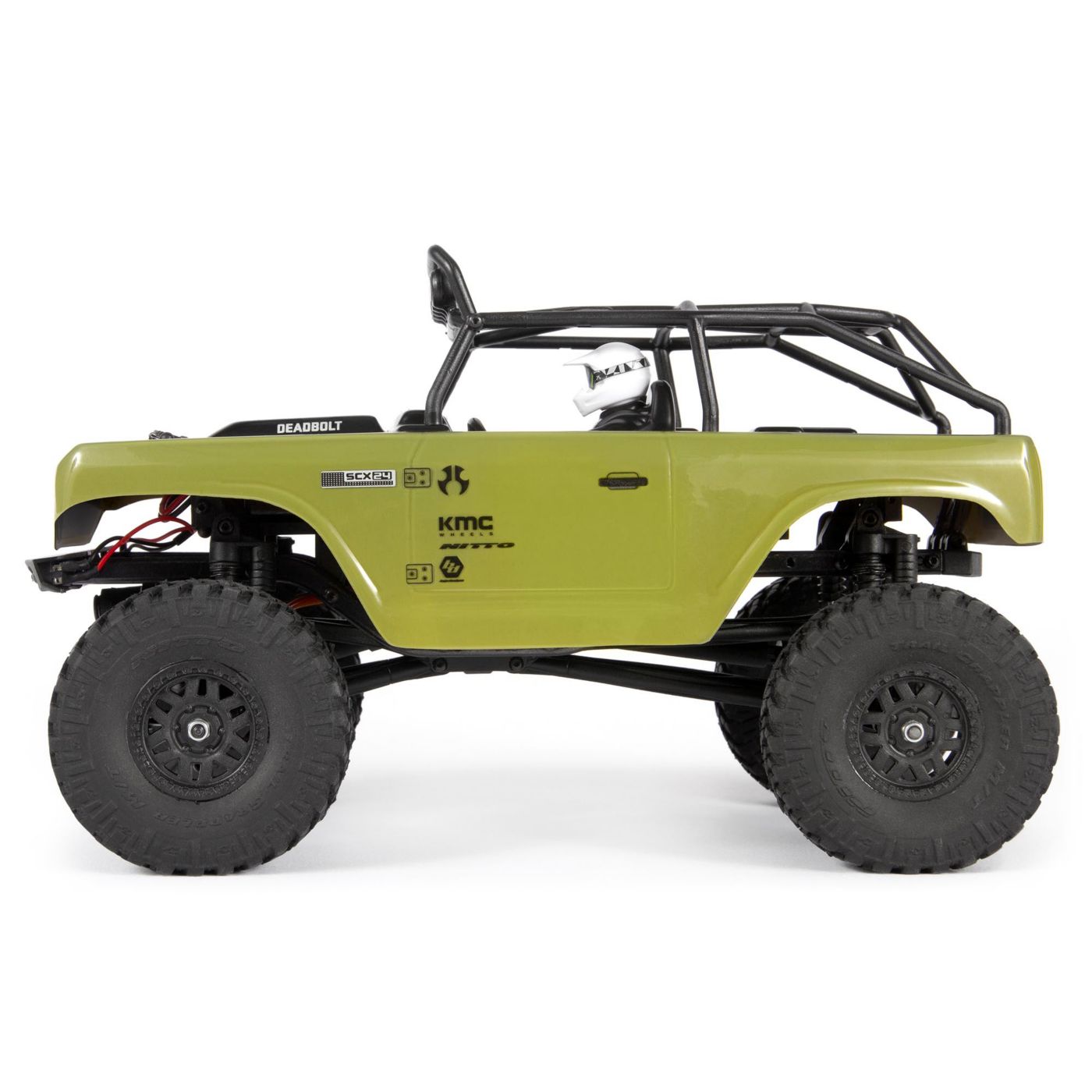 Axial 1/24 SCX24 Deadbolt 4WD Rock Crawler Brushed RTR Green - 2