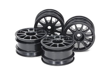TAMIYA 51665 M-Chassis 11-Spoke Wheels (Black, 4pcs.)