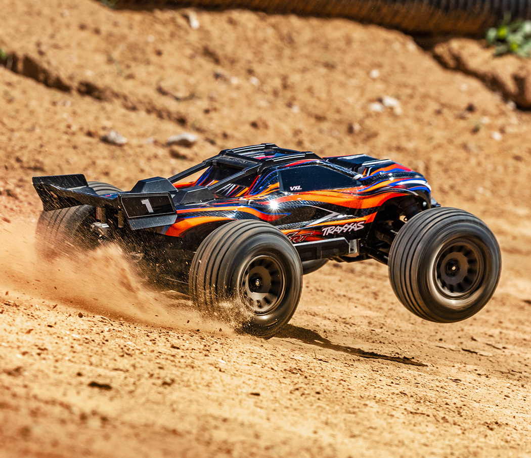 Traxxas Mini XRT RTR TQi VXL-3s Orange - USB-C Charger / 2s LiPo - 28