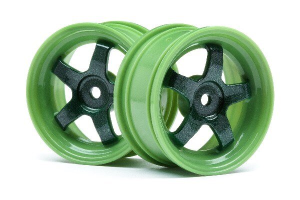 HPI HP113095 Work Meister S1 Wheel Green 26Mm (0Mm Os/2Pcs)