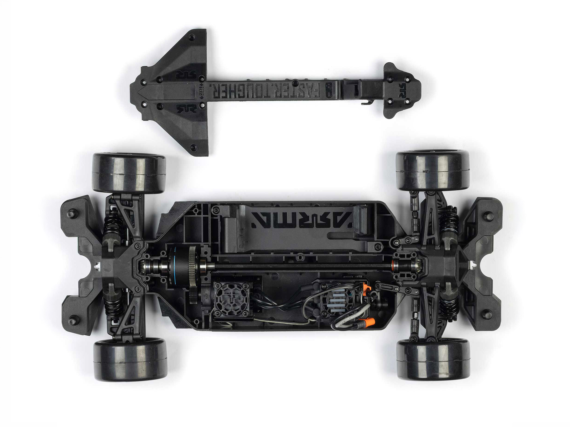 Arrma 1/12 INFRACTION GROM 3S 4X4 Ready-To-Run, Red/Black - 15