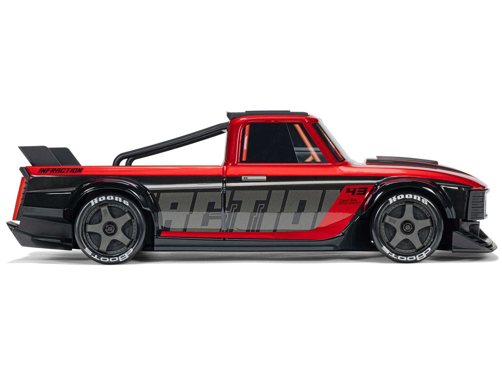 Arrma 1/12 INFRACTION GROM 3S 4X4 Ready-To-Run, Red/Black - 11