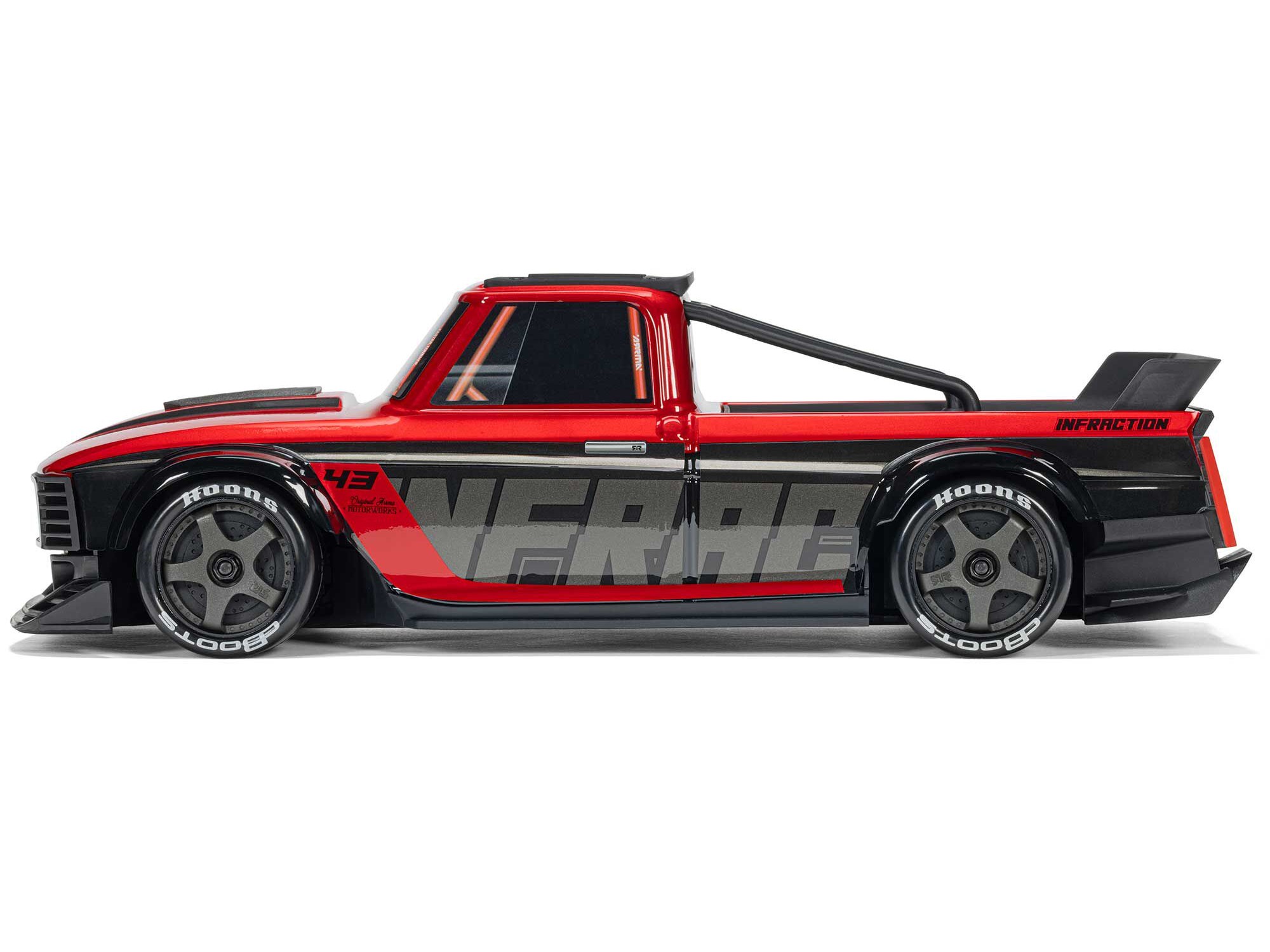 Arrma 1/12 INFRACTION GROM 3S 4X4 Ready-To-Run, Red/Black - 9
