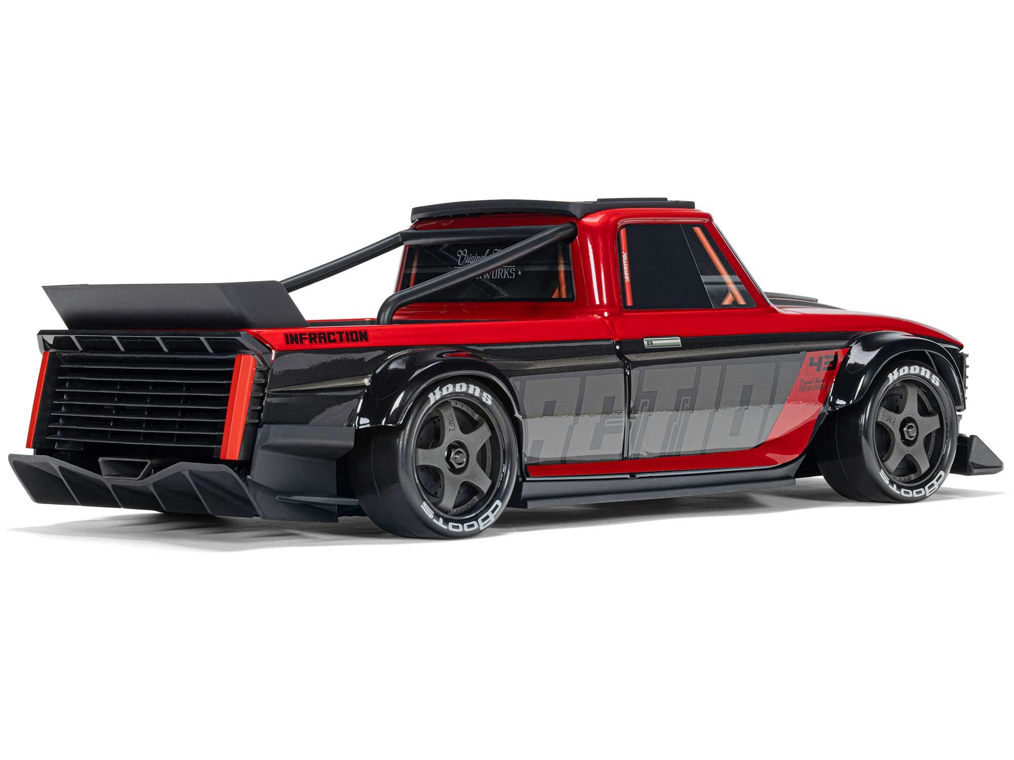 Arrma 1/12 INFRACTION GROM 3S 4X4 Ready-To-Run, Red/Black - 4
