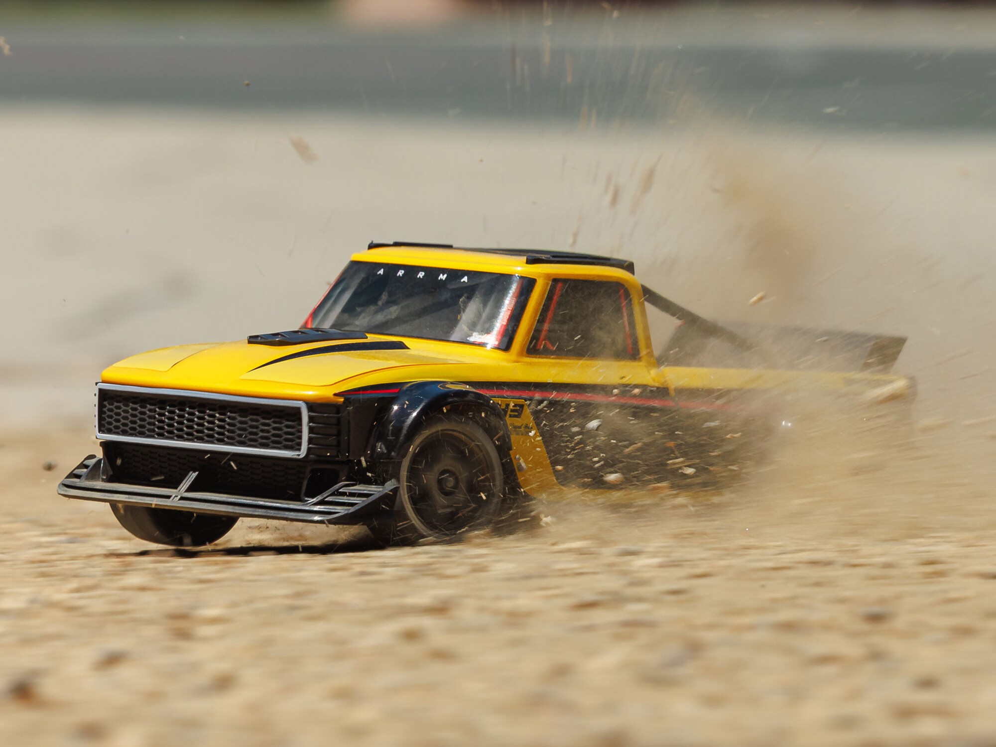 Arrma 1/12 INFRACTION GROM 3S 4X4 Ready-To-Run, Yellow/Black - 29