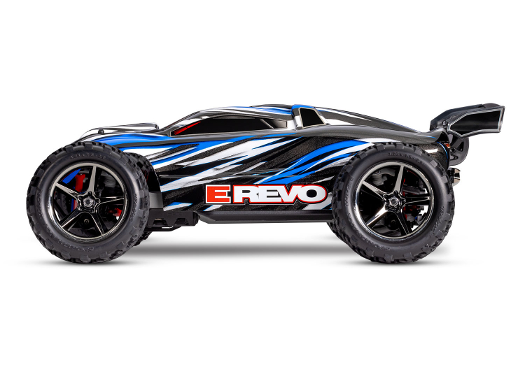 Traxxas E-Revo 1/16 4WD RTR TQ Blå - USB-C Med Batt/Laddare - 9