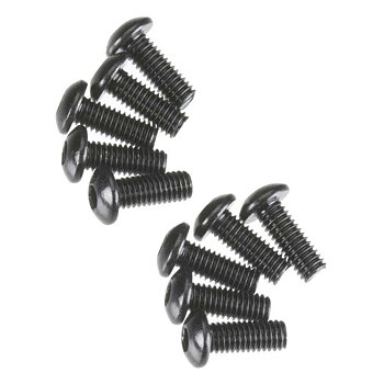 Axial AXA114 Hex Sckt ButtonHead M3x8mm Black Oxide (10)