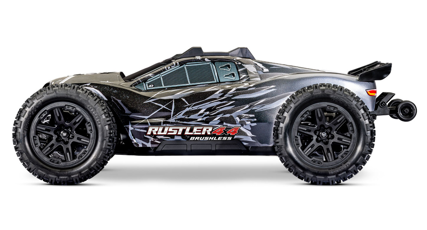 Traxxas Rustler 4x4 1/10 HD VX3 BL 3S RTR Svart - 3