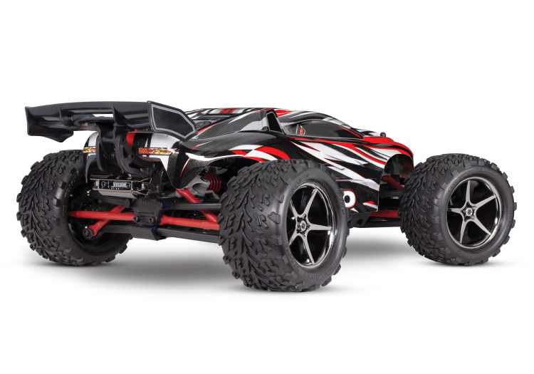 Traxxas E-Revo 1/16 4WD RTR TQ Röd - USB-C Med Batt/Laddare - 7