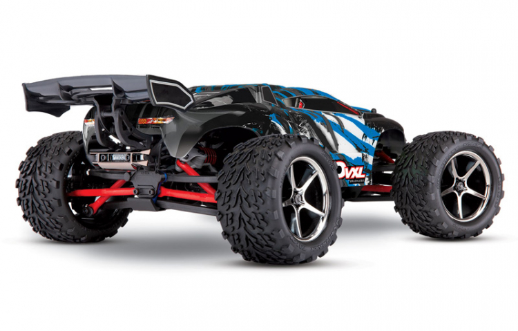 E-Revo 1/16 VXL 4WD RTR TQi TSM Blue - USB With Bat/Charger - 8