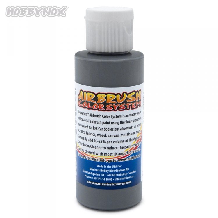 Hobbynox Airbrush Color Solid Grå 60 ml - 2
