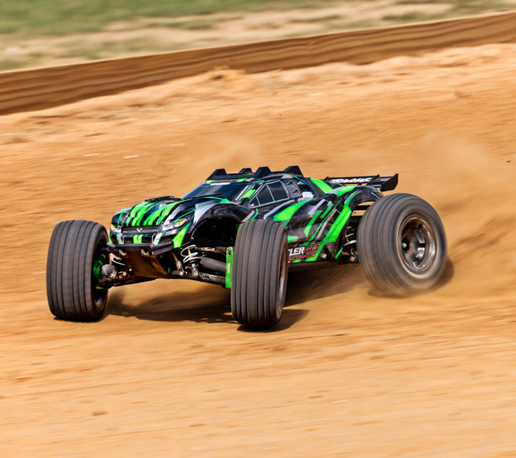 Traxxas Rustler 4x4 Ultimate VXL 1/10 RTR TQ Grön - 14