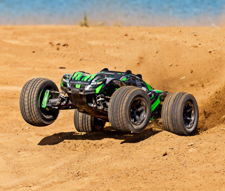 Traxxas Rustler 4x4 Ultimate VXL 1/10 RTR TQ Grön - 15