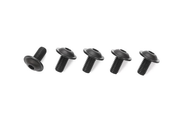 TAMIYA 22008 3x6mm Steel Flanged Screws (5pcs.)