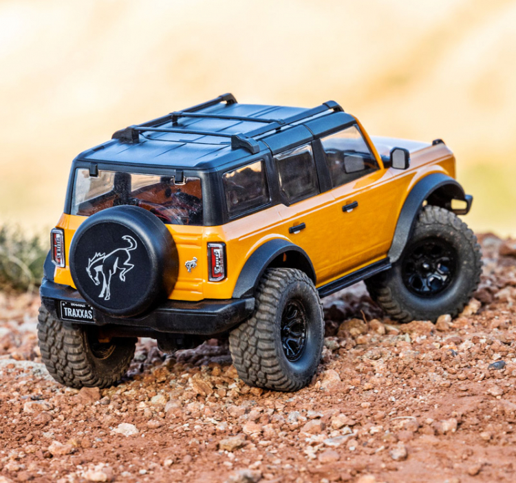 Traxxas TRX-4M 1/18 Ford Bronco Crawler Cyber Orange RTR - 2S LiPo/USB Laddare - 5