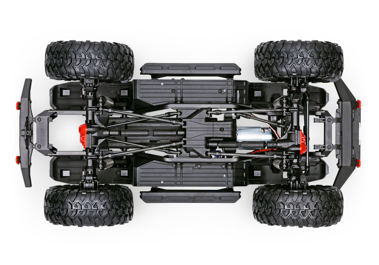 Traxxas TRX-4 Sport Scale Crawler High Trail Truck 1/10 RTR Blå - 4