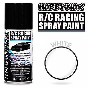 Hobbynox 1100 Hobbynox Vit R/C Racing Spray Färg 150 ml