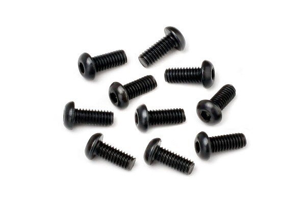 HPI HP114761 Button Head Screw M2.5X6Mm (Hex Socket/10Pcs)