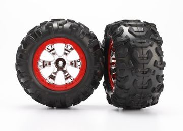 Tires & Wheels Canyon AT/Geode Chrome-Red 2.2" 1/16 (2)