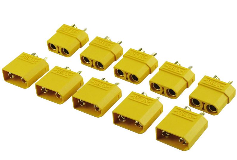 Gold connector  XT90  1 pair