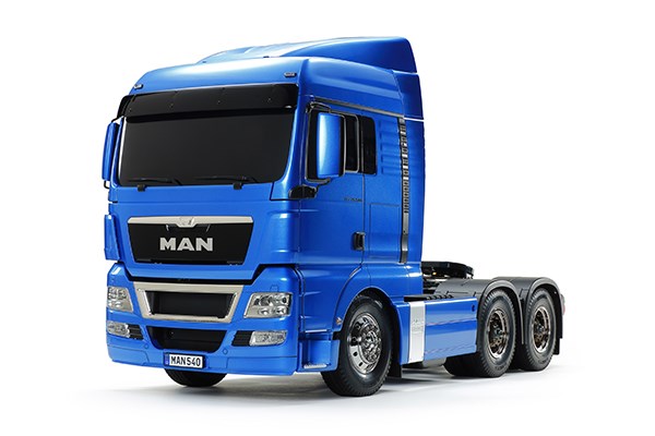 Tamiya 1/14 Man TGX 26.540 6x4 XLX (Light Metallic Blue) 56370