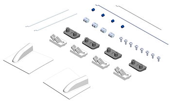 Multiplex 1-00628 Small parts with motor mount FunRacer