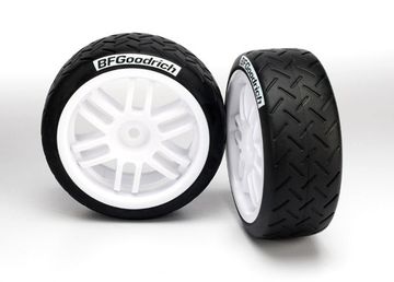 Traxxas 7372 Däck & Fälg BFGoodrich/Rally Vit 1/16 (2)