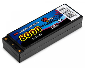 Vapex VP98652 Li-Po Batteri 2S 7,6V 8000mAh 70C EFRA2019