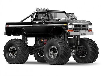 Traxxas TRX-4MT Ford F-150 Monster Truck RTR Svart - 2S LiPo/USB Laddare
