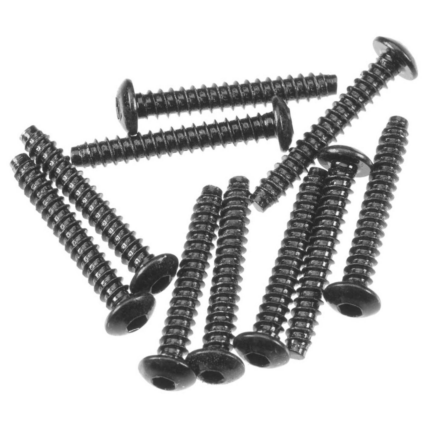 Axial AXA0439 Hex Sckt Tapping Butto Hd M3x20mm Blk (10)