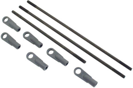 HD 3mm Fury Servo Control Rod Set