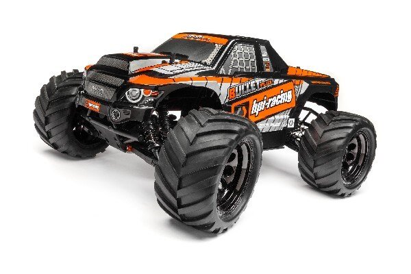 HPI HP115510 Trimmed And Painted Bullet Flux Mt Body (Black)
