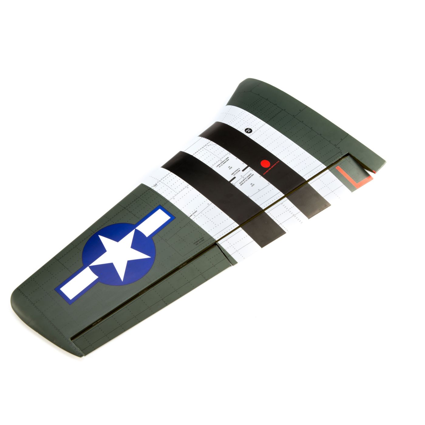 Hangar 9 LH Wing w/Ail & Flap: P-51D 20cc