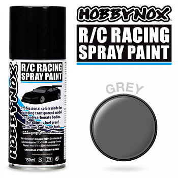 Hobbynox 1103 Grey R/C Racing Spray Färg 150 ml