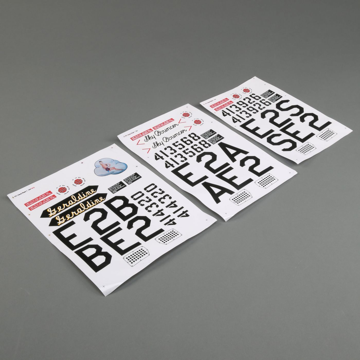 Hangar 9 Decal Set (3): P-51D 20cc