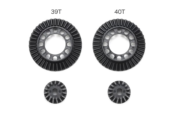 Tamiya 51704 Ring Gear Set (39T, 40T) for XV-02/TT-02 Direct Co