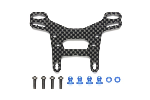 Tamiya 22058 XV-02 Carbon Damper Stay (Rear)