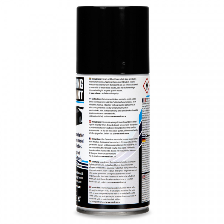 Hobbynox 1210 Glitter Silver R/C Racing Spray Färg 150 ml - 4