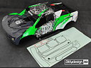 BITTYDESIGN BDTRX7-FLCK-PPG FALCON-X 1/7 Green for TRAXXAS UDR 1.5 mm