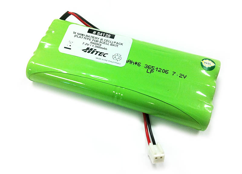 Hitec Sändarbatteri 7.2V 1300mAh Platt