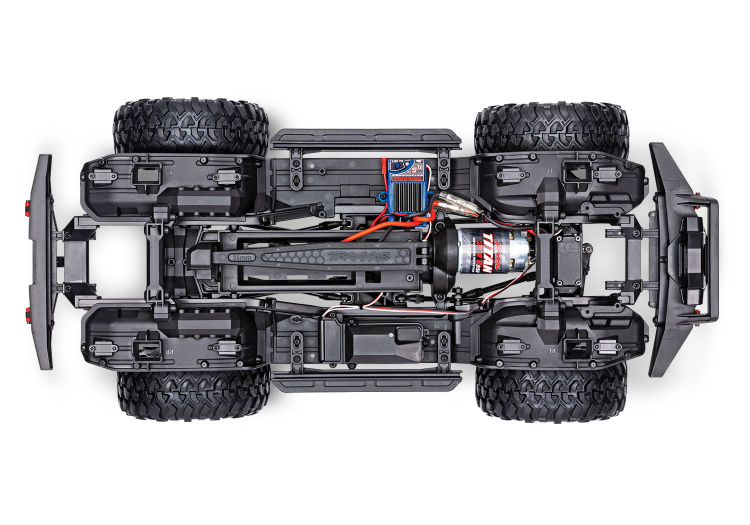 Traxxas TRX-4 Sport Scale Crawler High Trail Truck 1/10 RTR Röd - 4