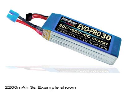 FLIGHTPOWER EVO-PRO 30 14.8V 2200mAh 4cell